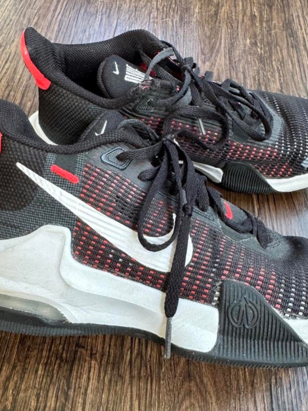Nike Red and Black Air Max